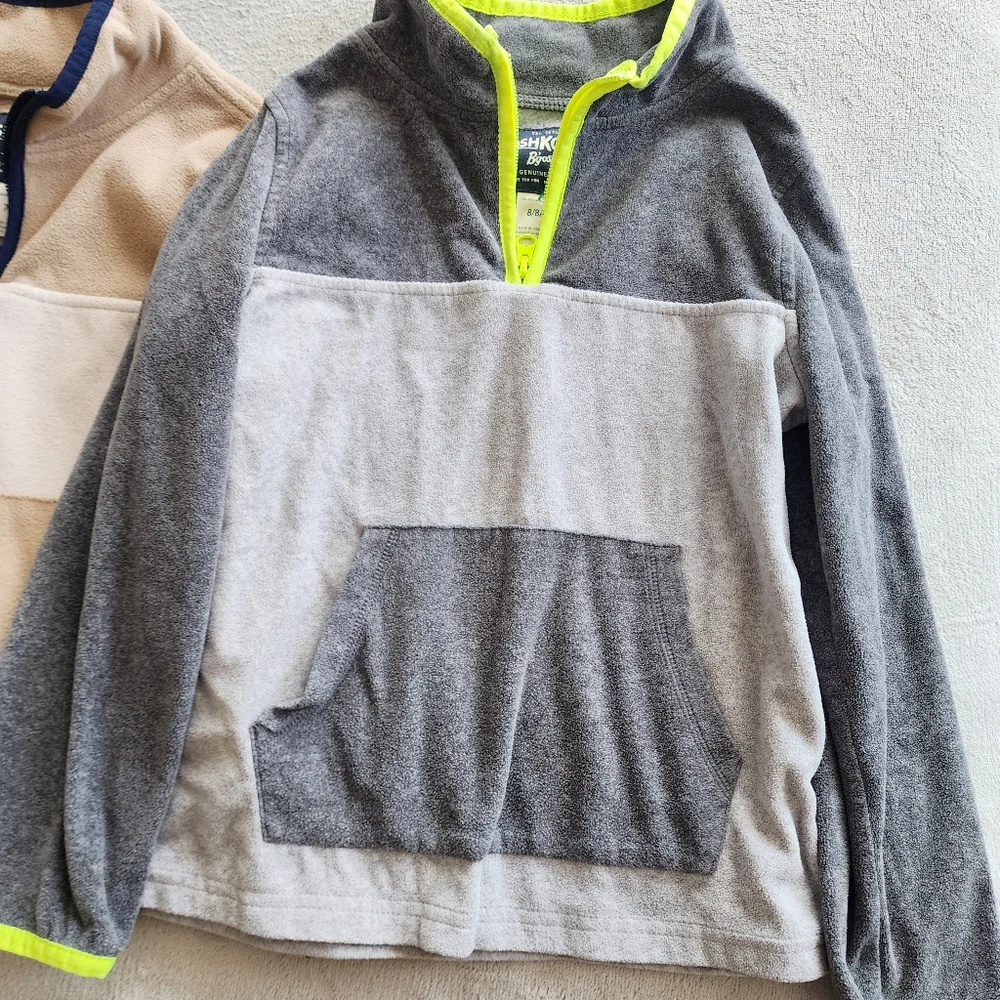 Oshkosh Size 7/8 Fleece Quarter‎ Zip Sweaters